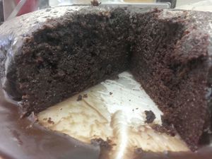 Vegan Chocolate Cake at Starenio Bakery in Corfu
