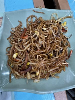 (H) Fried Chencun Noodles - Vegan   at Yat Sum Vegetarian - 一森素食 - Yau Ma Tei in Kowloon