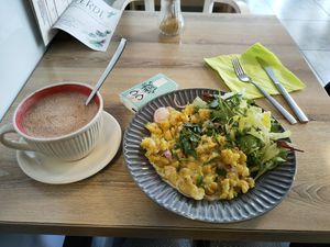 Vegane Käsespätzle at Süsse Marie Veganerie in Karlsruhe