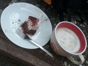 Tiramisutorte at Süsse Marie Veganerie in Karlsruhe