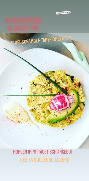 lunch  at Süsse Marie Veganerie in Karlsruhe