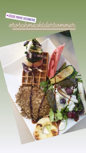 Mediterran Plate at Süsse Marie Veganerie in Karlsruhe