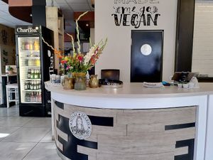 Desk at Süsse Marie Veganerie in Karlsruhe