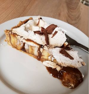 Banoffee Pie at Süsse Marie Veganerie in Karlsruhe