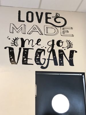Sign at Süsse Marie Veganerie in Karlsruhe