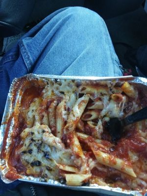 Vegan baked pasta at Russo's Kitchen and Bar in Zanesville