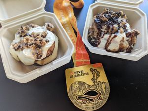 Great treat after morning Workout. at Cinnaholic - Centennial in Las Vegas