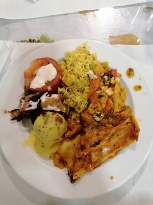 Buffet at Lisbon Vegan Restaurante in Lisbon