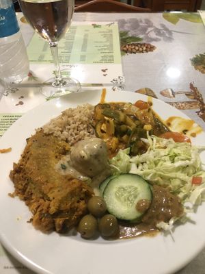 Lunch buffet  at Lisbon Vegan Restaurante in Lisbon