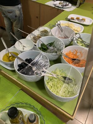 Salad at Lisbon Vegan Restaurante in Lisbon