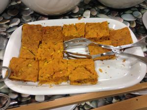 Carrot bread at Lisbon Vegan Restaurante in Lisbon
