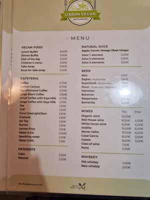  at Lisbon Vegan Restaurante in Lisbon