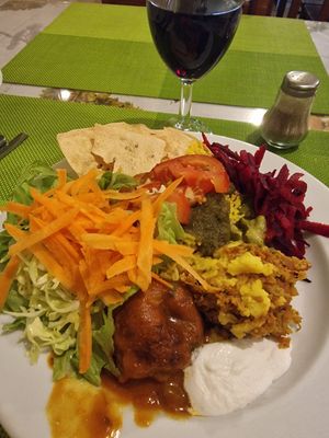 Lunch buffet 8.50 all u can eat at Lisbon Vegan Restaurante in Lisbon