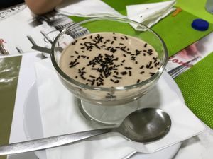 Mousse chocolate  at Lisbon Vegan Restaurante in Lisbon