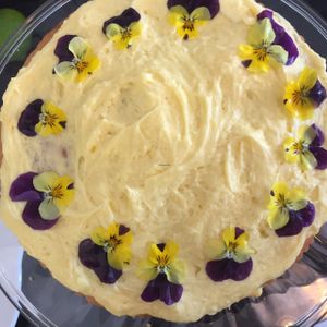 vegan lemon cake at Lord Roberts on The Green in Croydon