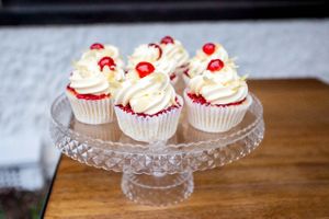Bakewell Tart Cupcakes at Lord Roberts on The Green in Croydon