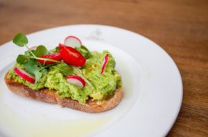 Avocado on sourdough toast at Lord Roberts on The Green in Croydon