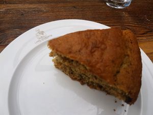 vegan banana cake at Lord Roberts on The Green in Croydon