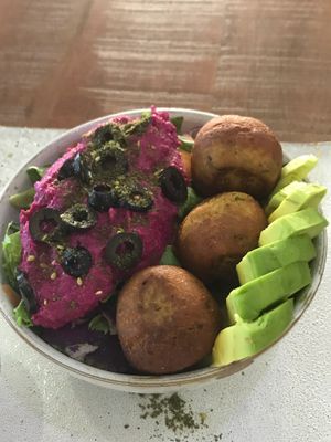 Arabian bowl at Vibe Cafe in Phnom Penh