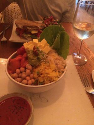 ‘Earth to table’ bowl at Vibe Cafe in Phnom Penh