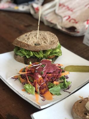 Live Sandwich - delicious! at Vibe Cafe in Phnom Penh