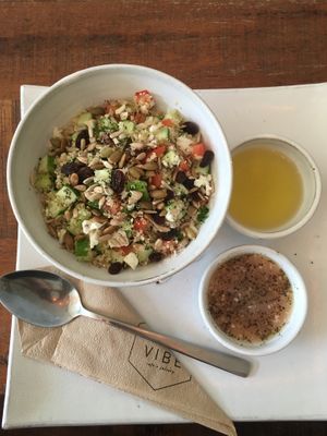 Cauliflower tabbouleh at Vibe Cafe in Phnom Penh