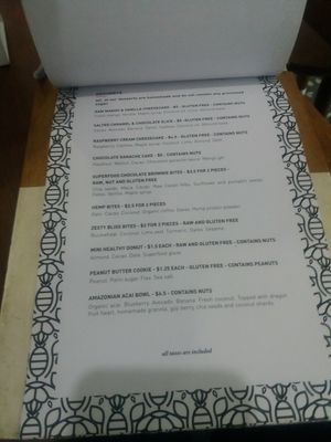 Desserts at Vibe Cafe in Phnom Penh