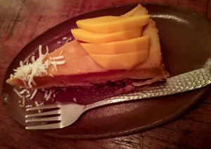 Raw Mango Cheesecake at Vibe Cafe in Phnom Penh