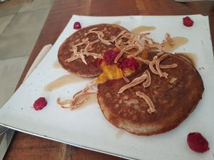 Pancakes at Vibe Cafe in Phnom Penh