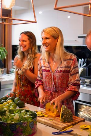 Laughs are guaranteed at The Hippie Cook's cooking classes! at The Hippie Cook in Gold Coast