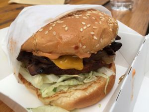 Melted Mushroom  at NONO Burger - Food Truck in San Francisco