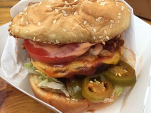 Ring of Fire at NONO Burger - Food Truck in San Francisco