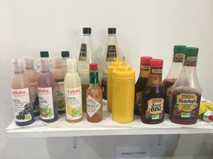 Sauces at Veggie Corner in Toulouse