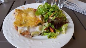Lasagna at Chez Vegetayelle and Co. in Toulouse