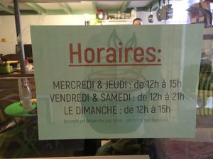 Horaires at Chez Vegetayelle and Co. in Toulouse
