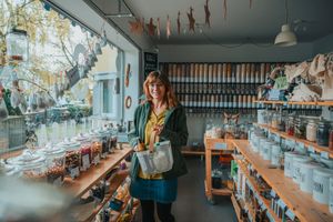 Avoid Plastik and packaging with Tante Olga Bulk store at Tante Olga - Organic Zero Waste Store in Cologne