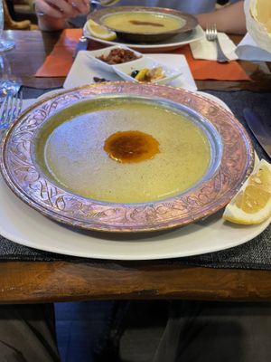 Lentil soup   at Constantine's Ark in Istanbul