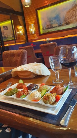 Mezze Plate vegan at Constantine's Ark in Istanbul