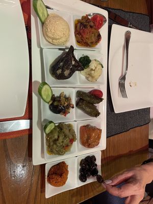 Mezze  at Constantine's Ark in Istanbul