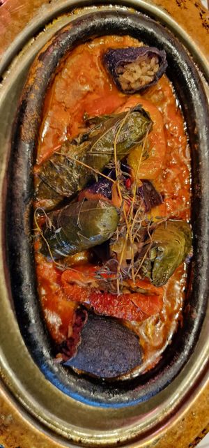 Mixed veg at Constantine's Ark in Istanbul