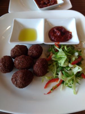 Falafel at Constantine's Ark in Istanbul