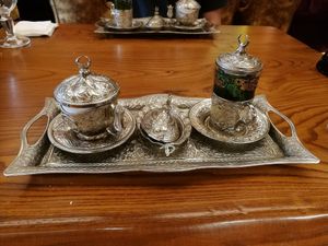 Turkish coffee at Constantine's Ark in Istanbul
