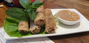 Spring rolls at Pho in Birmingham