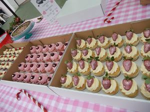 treats at the market at Hackney Downs Vegan Market in East London