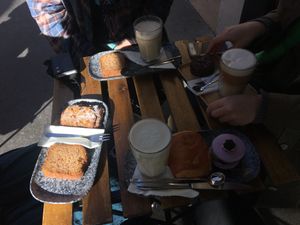 food and drinks at VG Pâtisserie in Paris