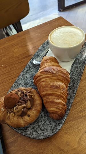 Croissant, chocolate Easter pastry at VG Pâtisserie in Paris