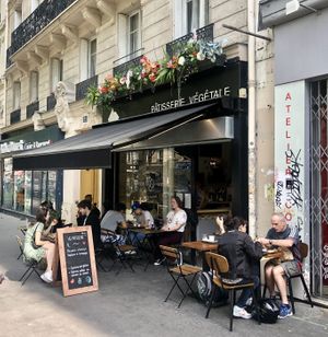 Lots of outdoor seating!  at VG Pâtisserie in Paris