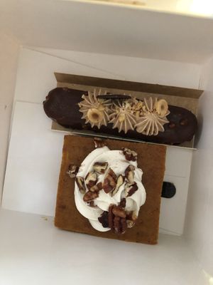 Trianon + pumpkin pie  at VG Pâtisserie in Paris