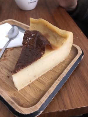 flan cake  at VG Pâtisserie in Paris