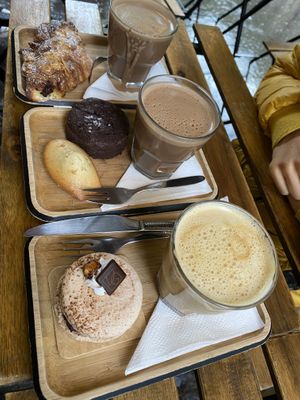 Vegan goodies  at VG Pâtisserie in Paris